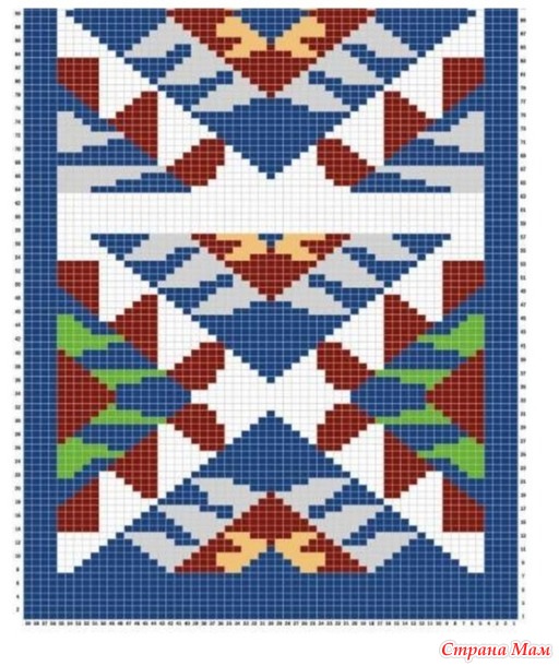Свитер “TSWANA”. Дизайн Камиллы Эт Готфредзен. Спицы.