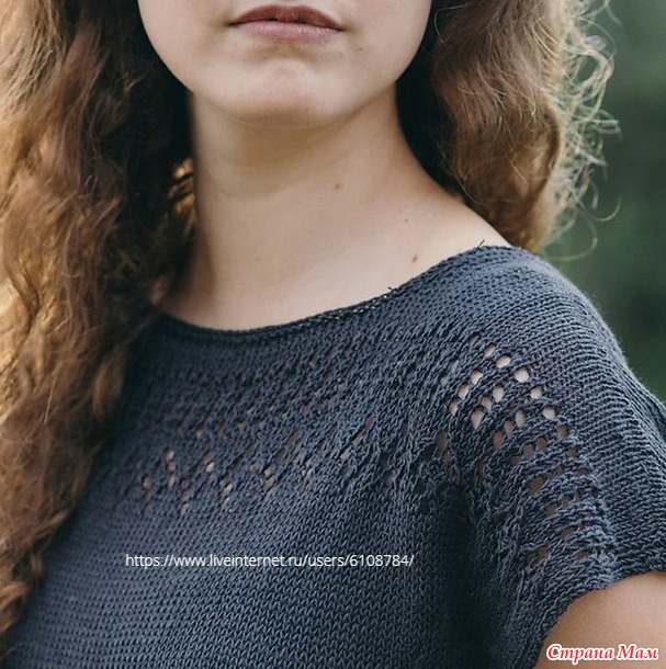 Топ Cullum by Isabell Kraemer. Спицы.