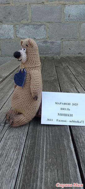 Марафон 2025, Июль. Миха Потапыч (мишка)