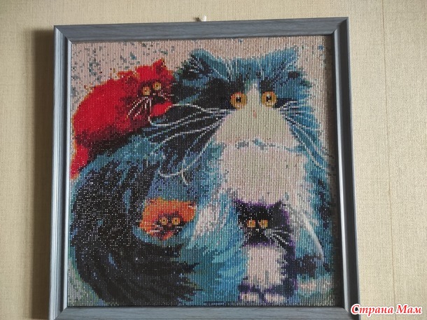 Довяжика Мозаика Котики