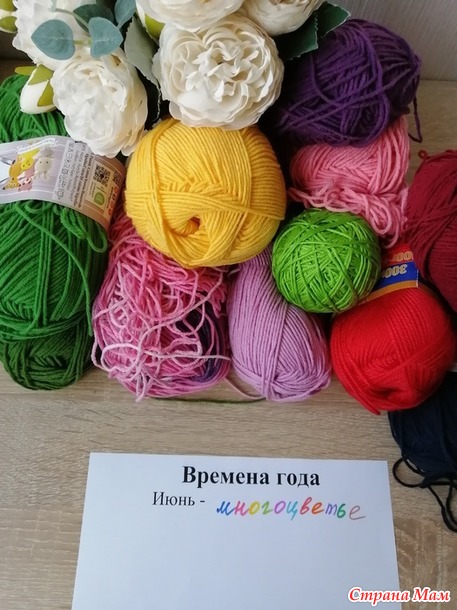 Времена года. Июнь. Отчет № 1. Очечники с цветами