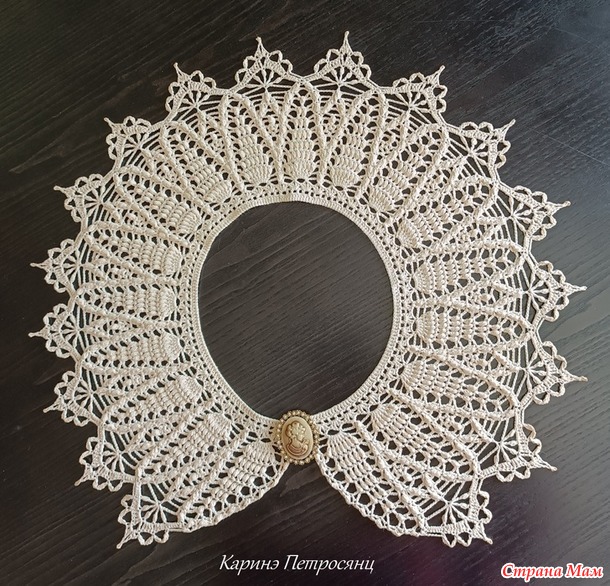 воротник ажурный "Ноктюрн"