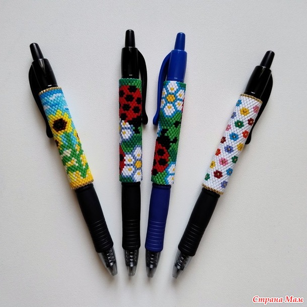 Времена года. Июнь. Pen wraps или одежки для ручек №2