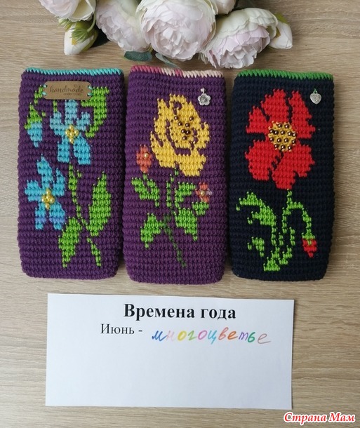 Времена года. Июнь. Отчет № 1. Очечники с цветами