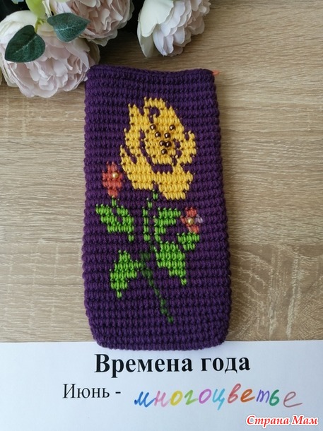 Времена года. Июнь. Отчет № 1. Очечники с цветами
