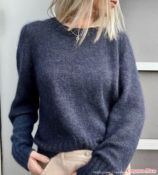 Пуловер Gabi om Lene Holme Samsee. Спицы.