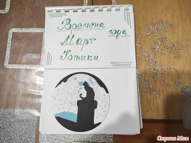 Времена года. Март. Магнитики