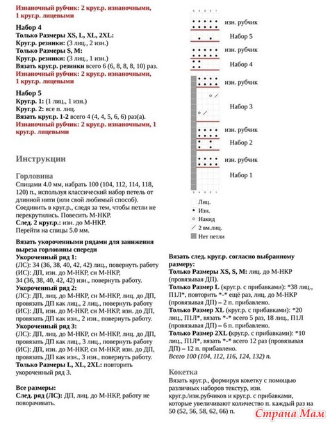 Футболка с круглой кокеткой