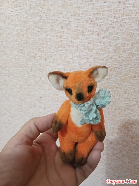 Маленький Лисёнок (игрушка в стиле "тедди")