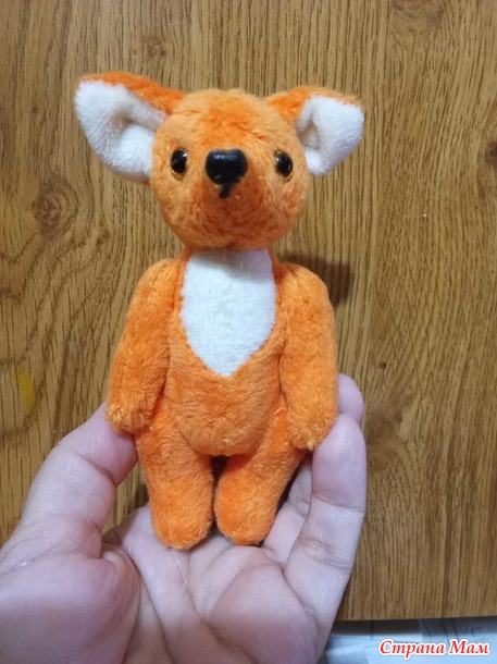 Маленький Лисёнок (игрушка в стиле "тедди")