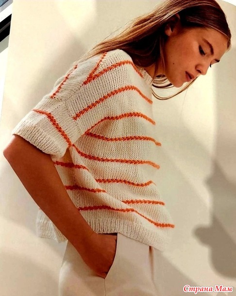 Футболка «Summer Softness». Спицы.