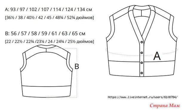 Жилет PAUL Vestby от Moreca knit. Спицы.