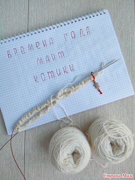 Времена года. Март. Котики.