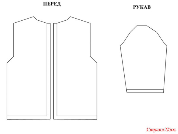 Летний жакет с очень интересным узором - имитация вязания крючком.