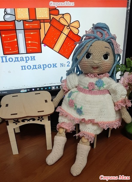 Лина, почти как Мальвина. Конкурс" Подари подарок № 2"
