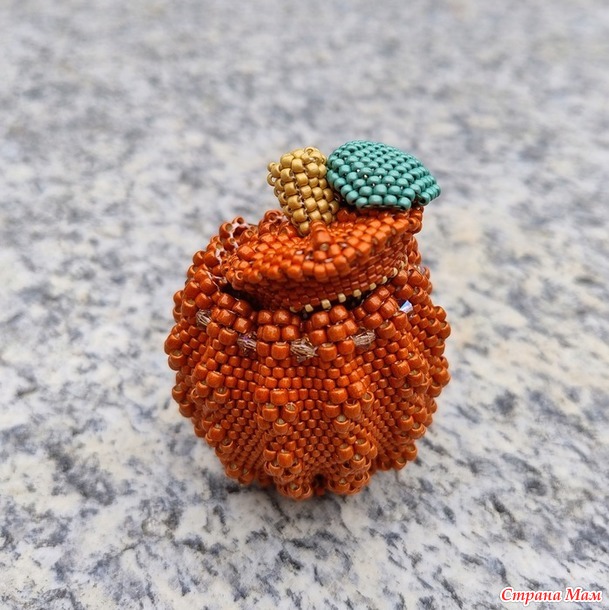 Времена года. Сентябрь. Шкатулочка "Тыква"