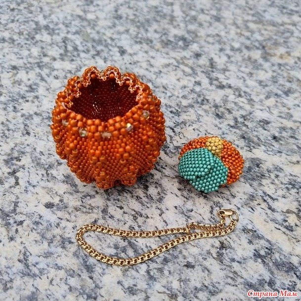 Времена года. Сентябрь. Шкатулочка "Тыква"