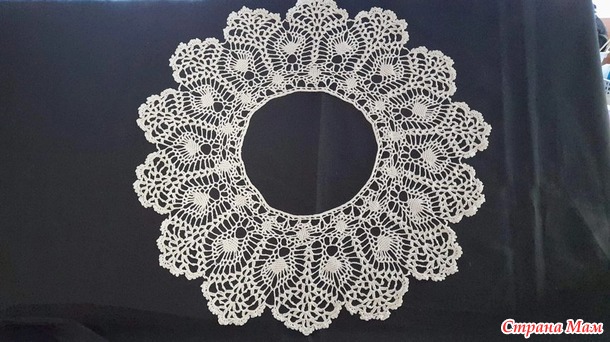 вязанные воротнички