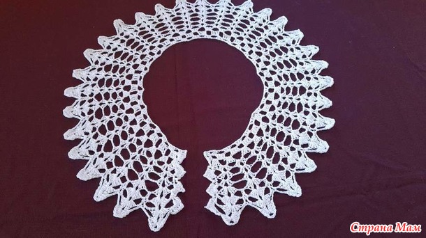 вязанные воротнички