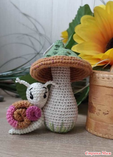 Времена года. Сентябрь. Грибочки и улитки