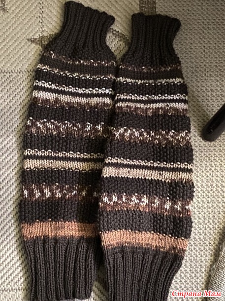 Времена года. Октябрь. Кофейные гетры