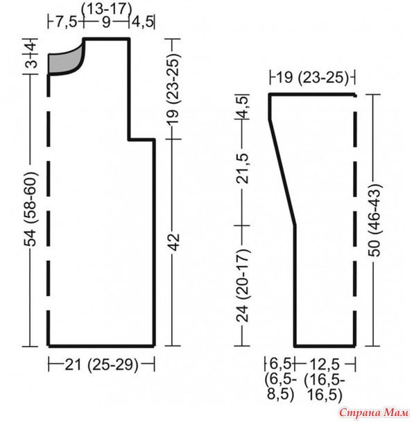 Стильный джемпер спицами