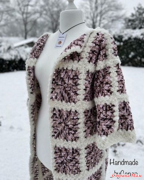 Изделия с мотивом "бабушкин квадрат" - 30