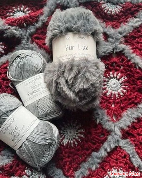 Изделия с мотивом "бабушкин квадрат" - 30