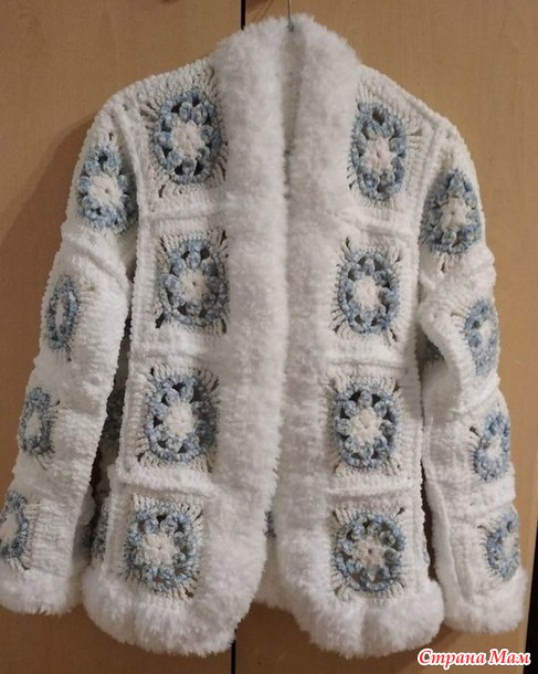 Изделия с мотивом "бабушкин квадрат" - 30