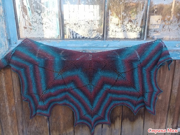 Времена года. Сентябрь. Шаль.