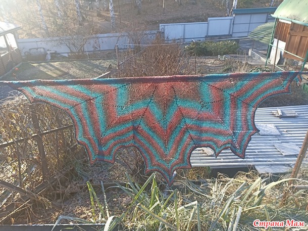 Времена года. Сентябрь. Шаль.