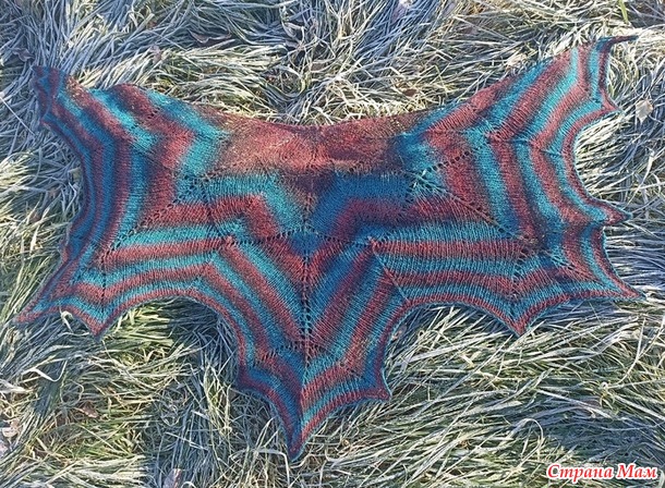 Времена года. Сентябрь. Шаль.