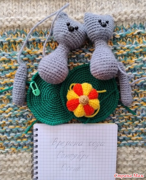 Времена года. Сентябрь. Осенние котики