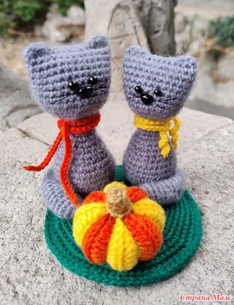 Времена года. Сентябрь. Осенние котики