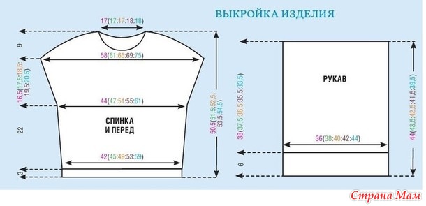 Свитер с античным узором. Спицы.