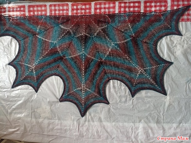 Времена года. Сентябрь. Шаль.